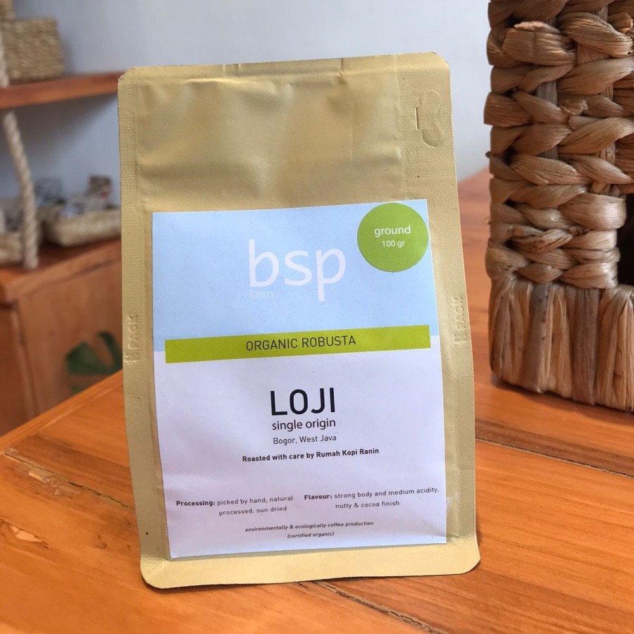 

ORGANIC ROBUSTA COFFEE LOJI (GROUND) 100GR