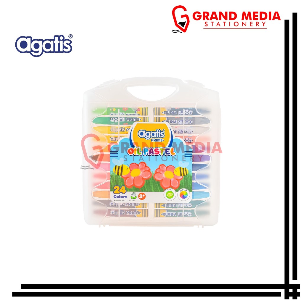 

[GRAND MEDIA] OIL PASTEL / CRAYON AGATIS PRIME 24 WARNA