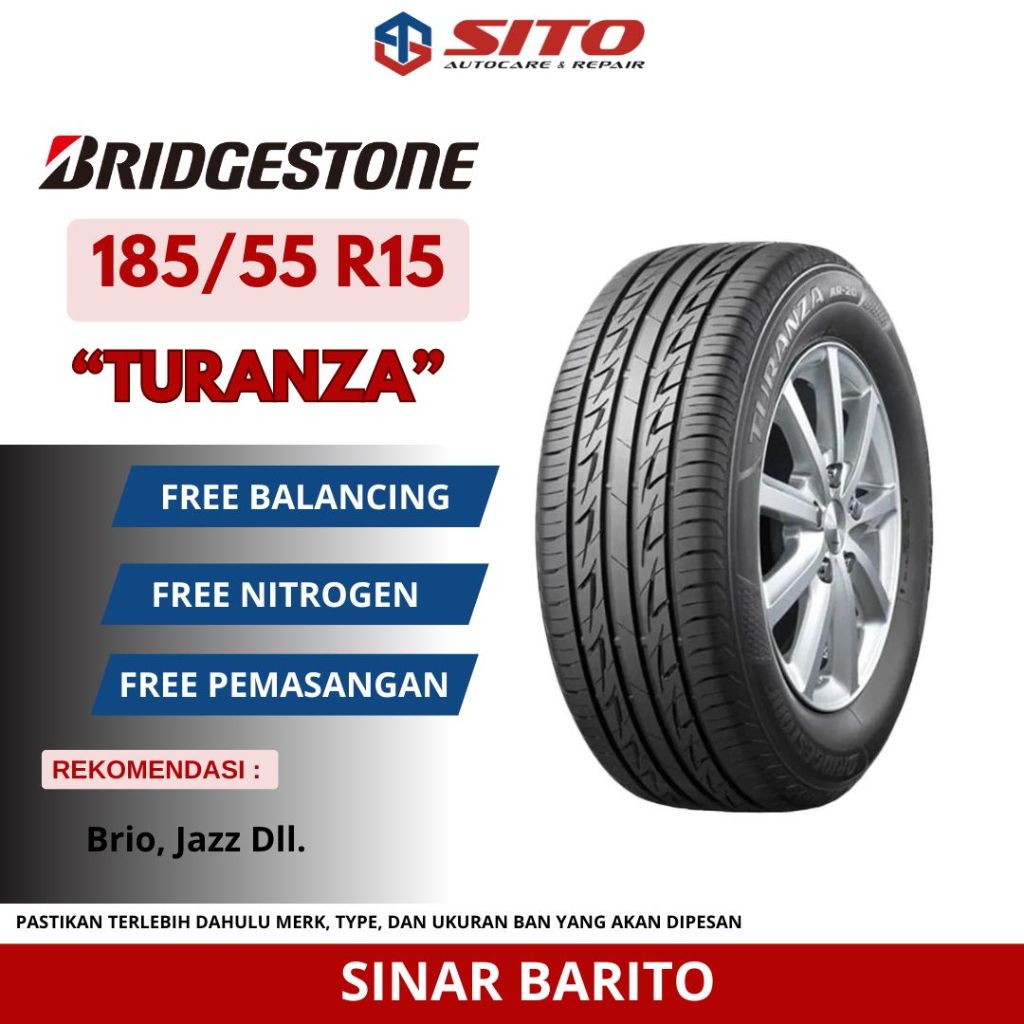 BAN BRIDGESTONE 185/55 R15 TURANZA