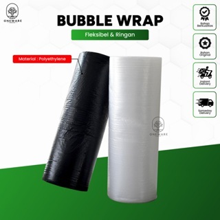 

Bubble Wrap Hitam dan Bening 1 Roll 125cm x 50m Alat Perlindungan Paket Produk Waterproof Premium Quality By Oneware Cargo