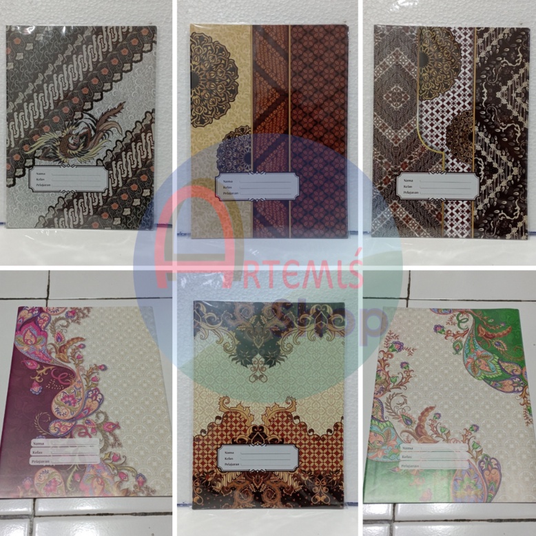 

Ready Bermanfaat Sampul Buku Kertas Kwarto Kecil SIMPATY Batik