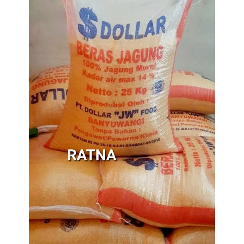 

BERAS JAGUNG DOLLAR PREMIUM 25 Kg ( GOJEK)