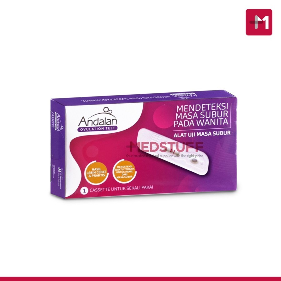 Andalan Ovulation Test Alat Tes Kesuburan Andalan Masa Subur Ovulasi LH Test Andalan Tes Ovulasi And