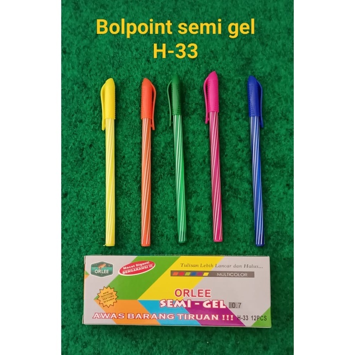 

( 12 PCS ) Bolpoin ORLEE Pen Ulir Orlee 0.7mm