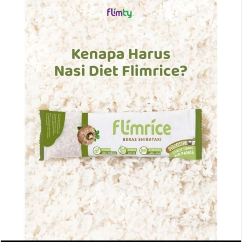 

Flimrice Beras Shirataki Low Calorie || Trial sachet