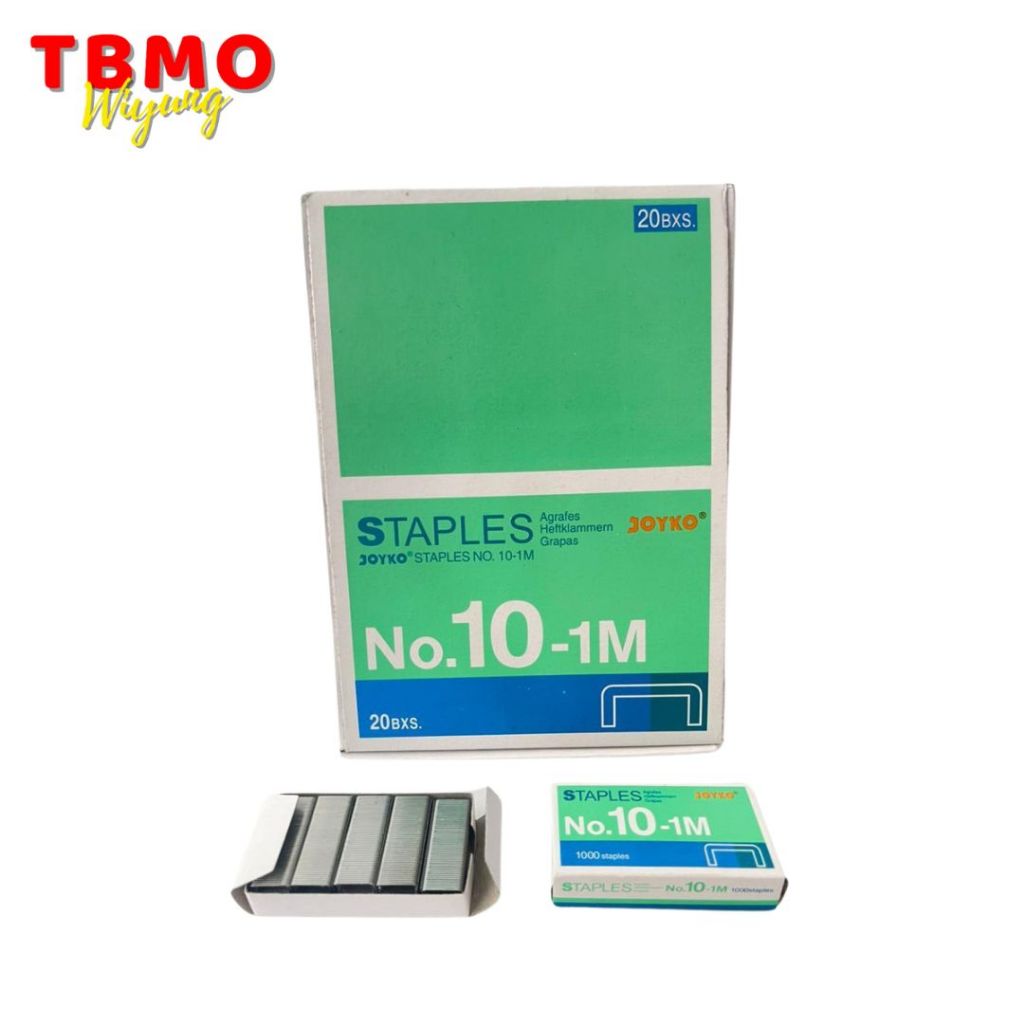 

Tbmo Refill Staples Joyko No. 10 Per Pack Isi 20 / Isi Staples