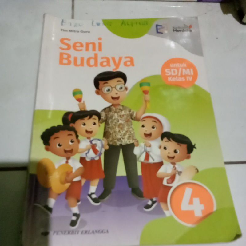 buku seni budaya kelas 4 penerbit Erlangga