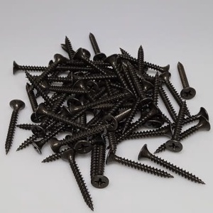 Sekrup Gypsum 4 Cm 6 x 1 1/2 Inch Isi  100pcs Gipsum Skrup Hitam Kayu Holo Baja Ringan