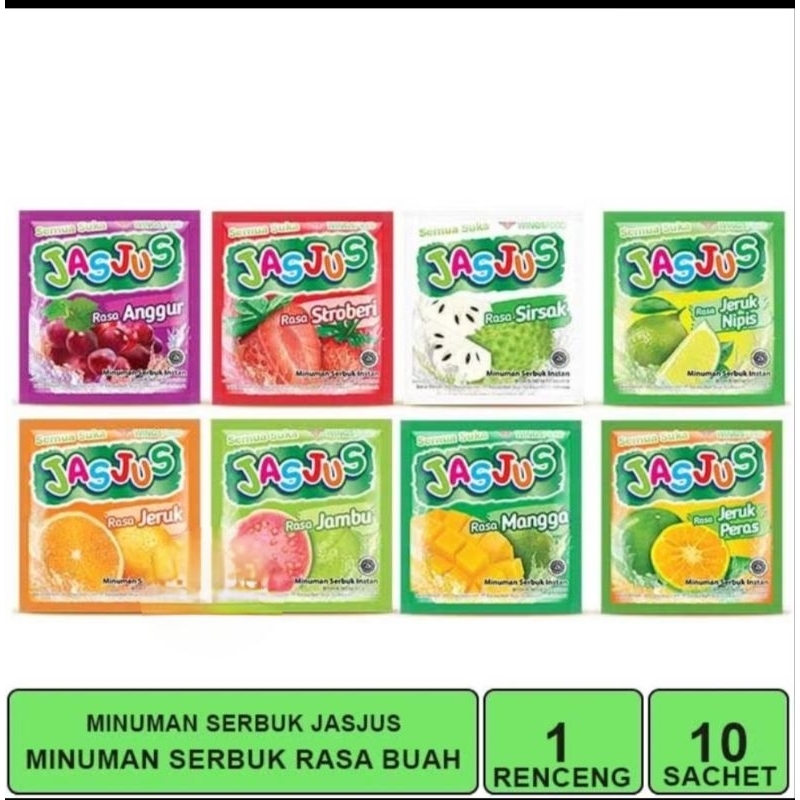 

Jas Jus Minuman Serbuk Instant Rasa Buah