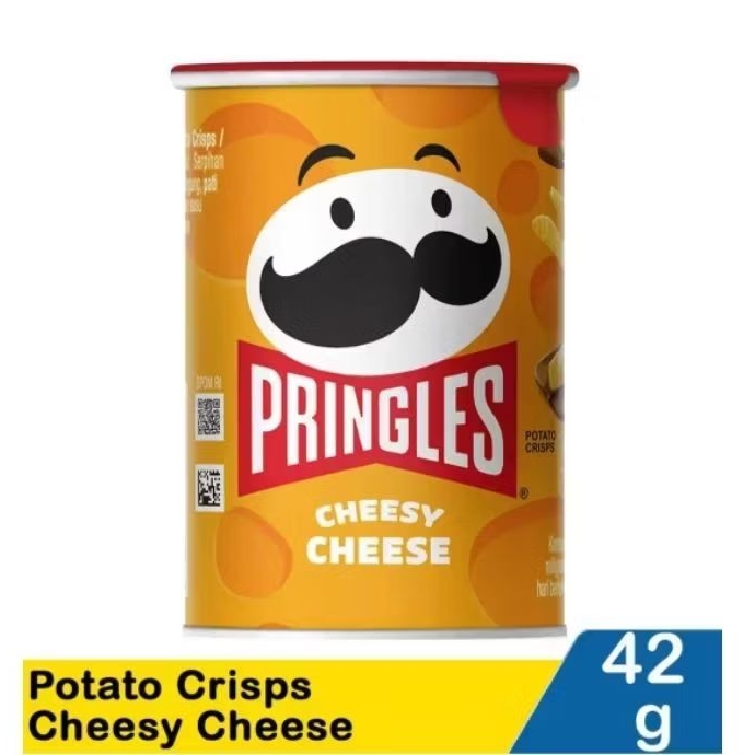 

Pringles Potato Crisps Cheesy Cheese 42gram