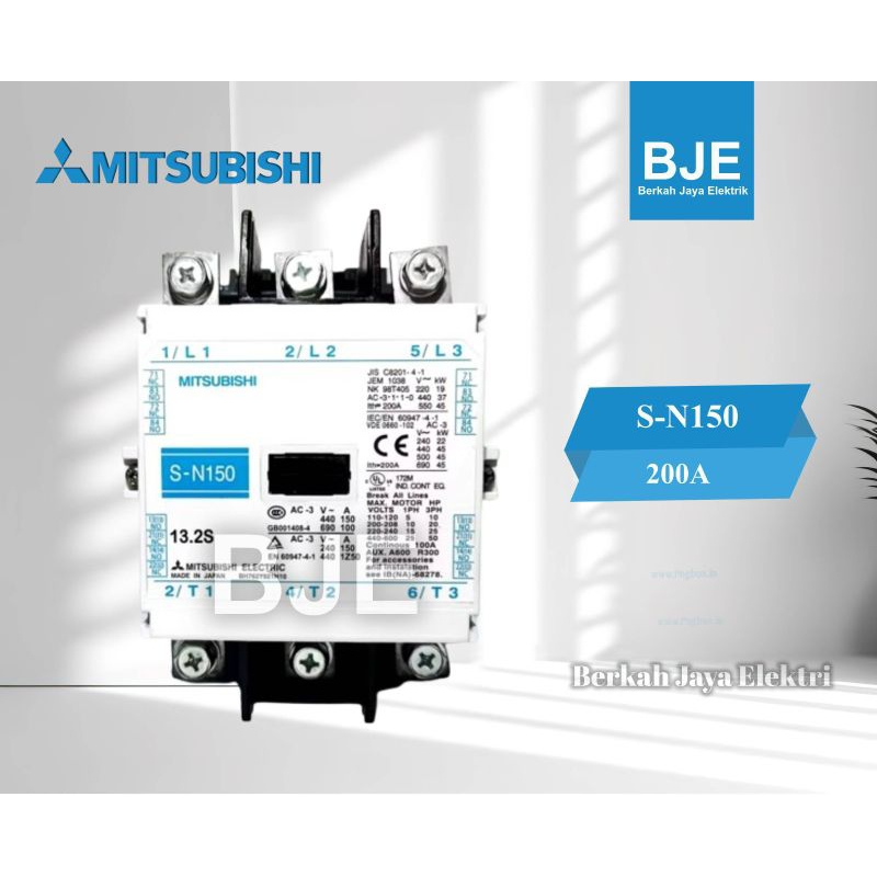 KONTAKTOR MITSUBISHI S-N 150 200A