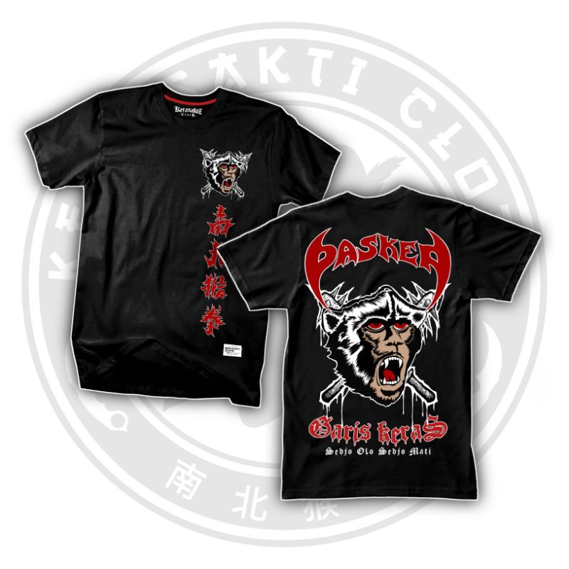Kaos Lawasan IKS.PI Kera Sakti "T-shirt Pasker Garis Keras V2" Free Stiker || kerasakti.cloth