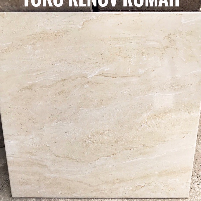 Termurah keramik lantai 5x5 cream motif marmer GLOSSY keramik lantai motif marmerkeramik lantai ruan