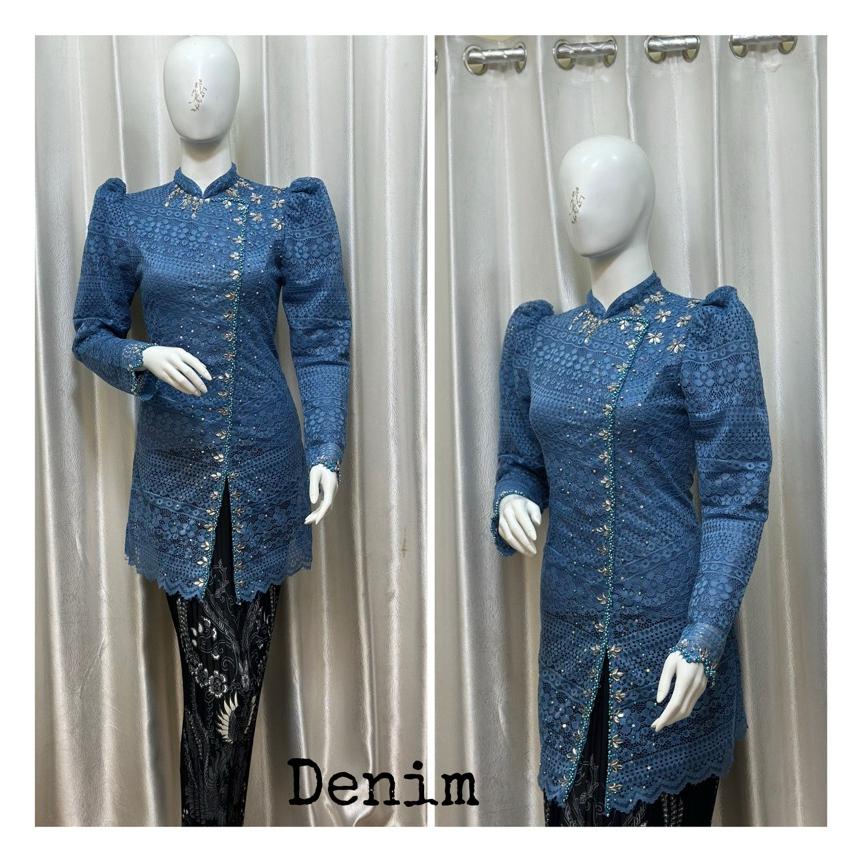 kebaya mewah/kebaya brokat vania payet model terbaru/kebaya cantik