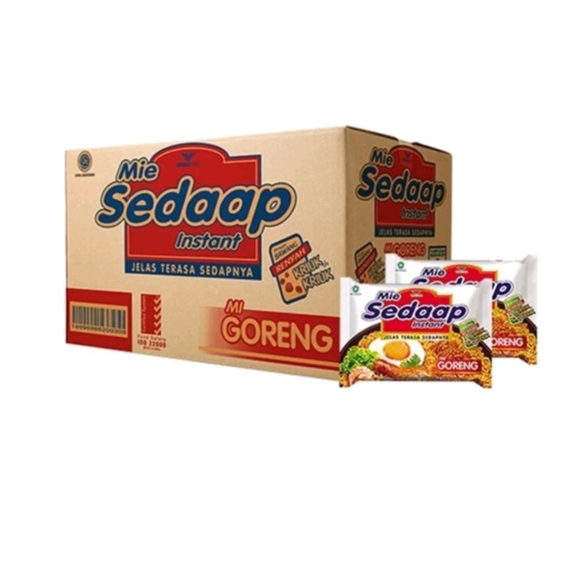 

Mie Sedaap Goreng 90 g | Mie Instan Goreng ( 1 DUS ISI 40 )