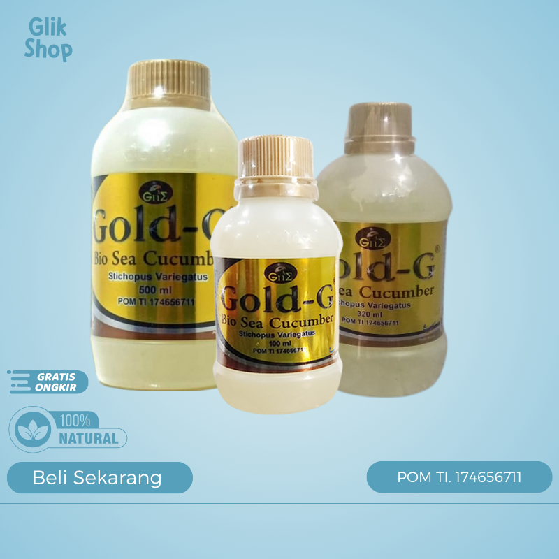 Jelly Gamat Gold-G GoldG Gold G 100 ml / Gold G 320ml / Gold G 500ml