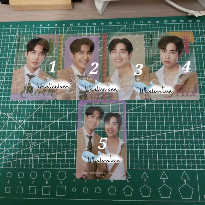 Photocard GMMTV Japan Exhibition EarthMix, PondPhuwin, Krist