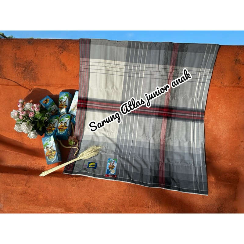 Sarung anak atlas junior/sarung anak muslim mengaji /sarung atlas junior