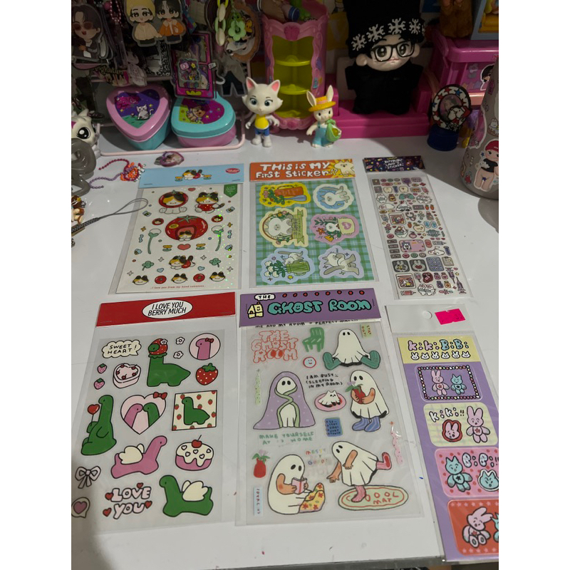 

STICKER THAILAND ORI CRAYONKEVIN DINO THEGHOSH IPYAL KIKIBIBI MANGBLE BUTTYBUBU