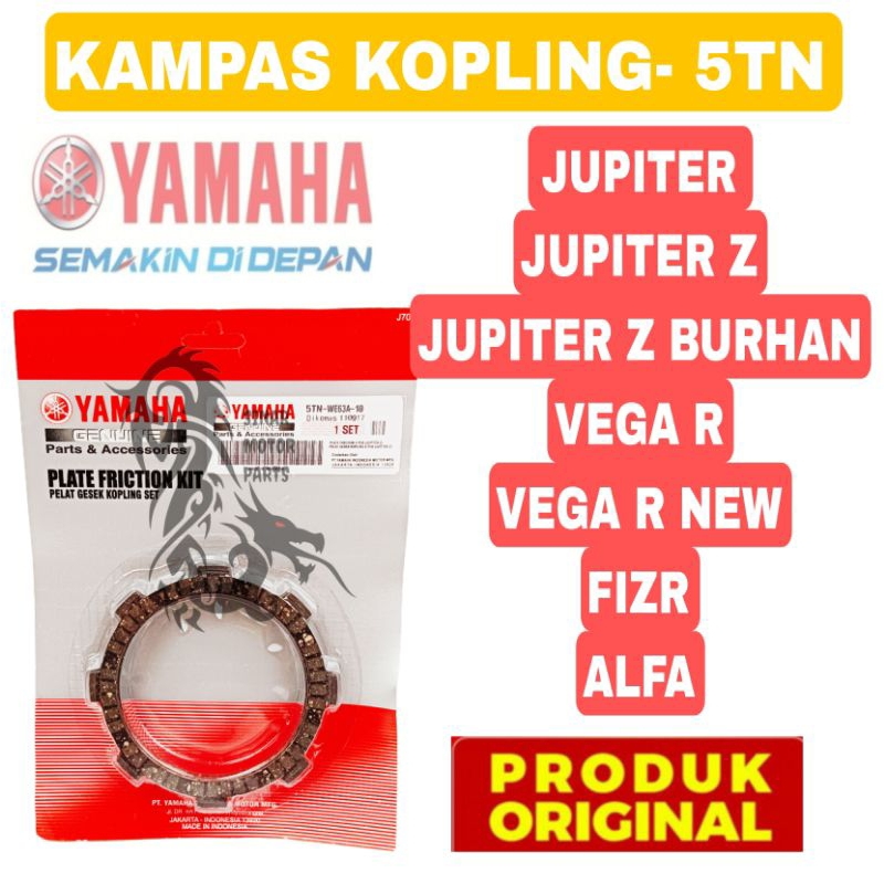 KAMPAS KOPLING ORIGINAL 5TN, JUPITER OLD,  JUPITER Z, JUPITER Z BURHAN, FIZR, ALFA YAMAHA YGP