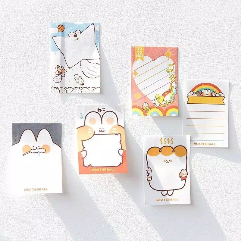 

Meaterball Rabbit Sticky Notes Mini | Sticky Notes Karakter Kelinci | Sticky Notes Tempel | Meaterball Rabbit Memo Pad Mini | Memo Pad Karakter Kelinci | Memo Pad Tempel [BACA DESKRIPSI]