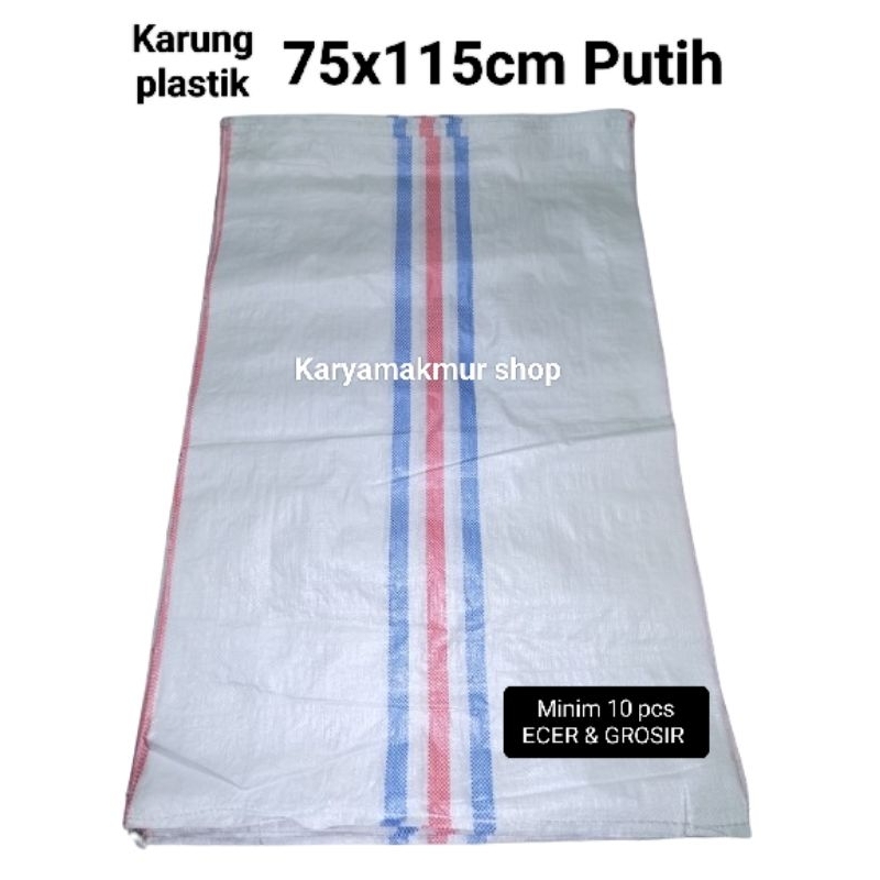 Karung plastik (baru) 75x115cm