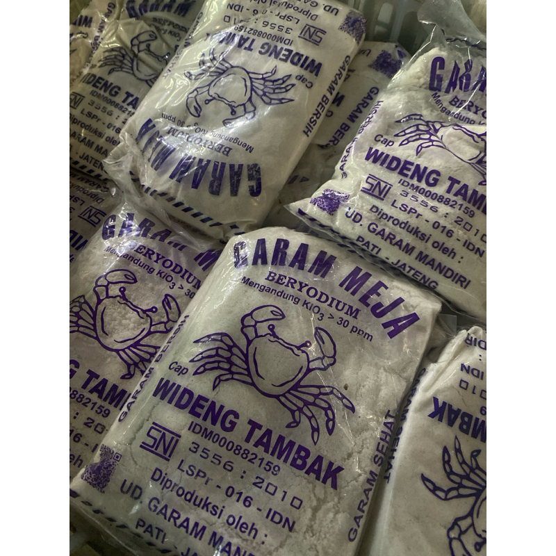 

Garam masak cap Wideng tambak