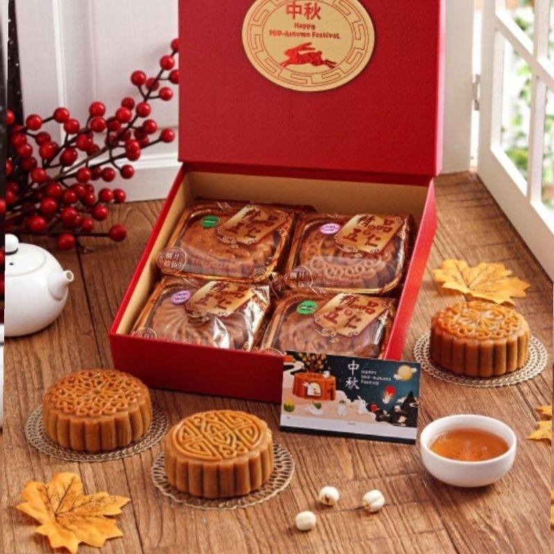 

mooncake/kue bulan isi4/thiong ciu pia.125gram.