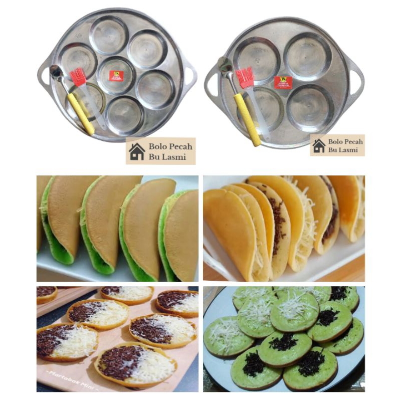 Cetakan MARTABAK MINI BULAT JUMBO / CETAKAN KUE LUMPUR JUMBO / CETAKAN KUE LEKER MANIS