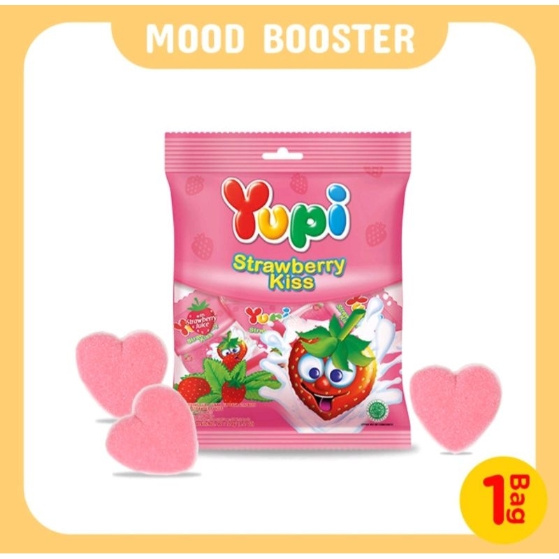 

YUPI Strawberry Kiss Mood Booster 120 gr