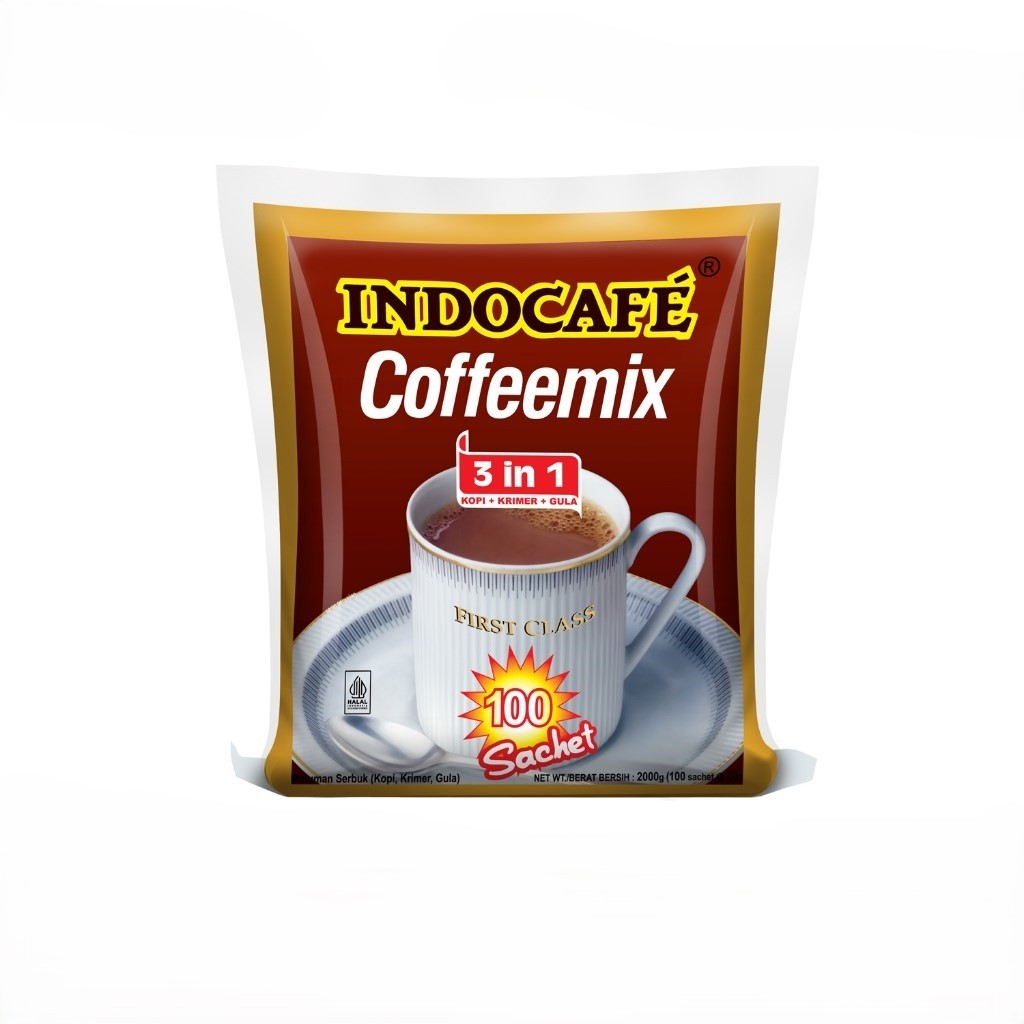 

1 Bag Kopi Indocafe Coffee Mix Isi 10 Rcg - 100 Pcs