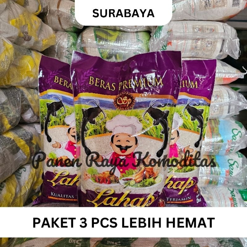 

Beras Lahap Lele / Koki 5kg x 3pcs (15Kg)