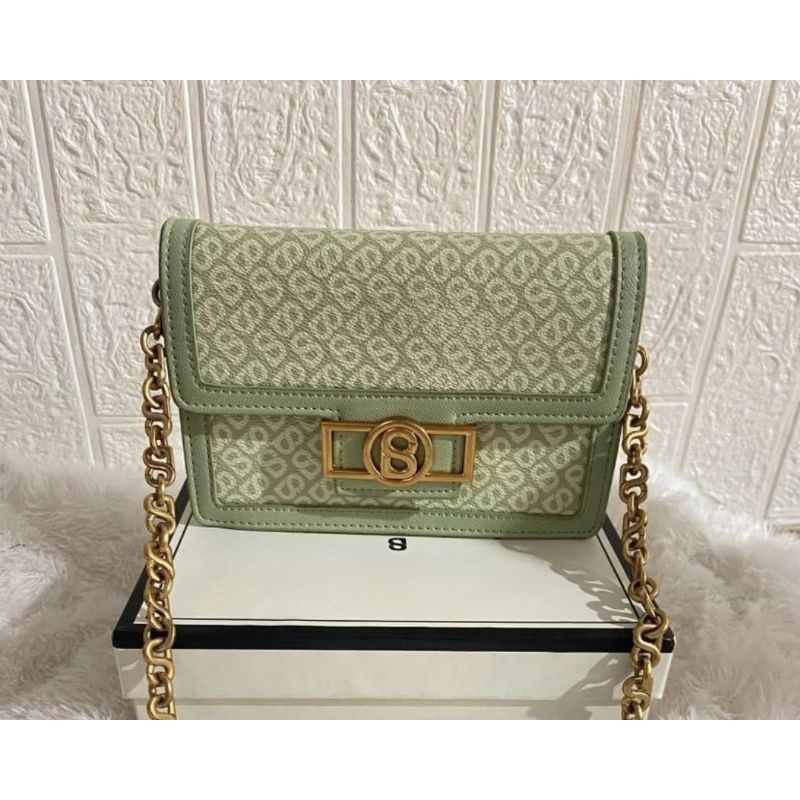 preloved tas buttonscarves Izzy bag green