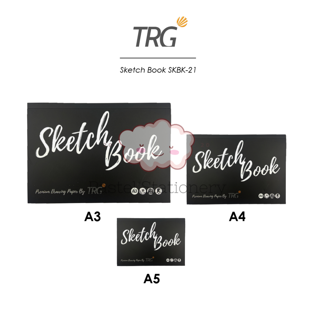 

TRG Sketchbook Sketch Drawing Book SKBK-21 A3 A4 A5 150gsm - Kertas Buku Gambar & Sketsa 150 gsm TRG