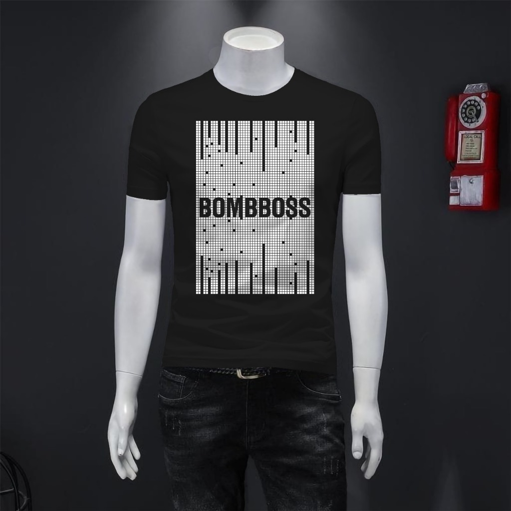 Kaos Bombboss Lengan Pendek Pria Paling Terbaik