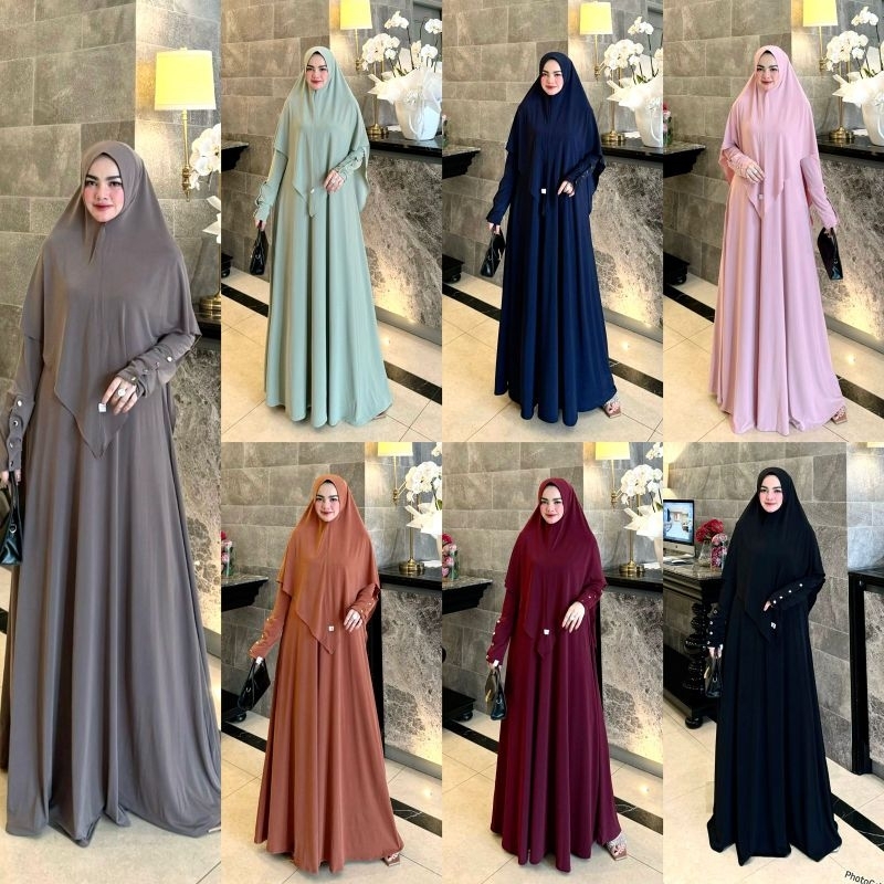 Rania Syari by Poppy || Gamis Set Syari