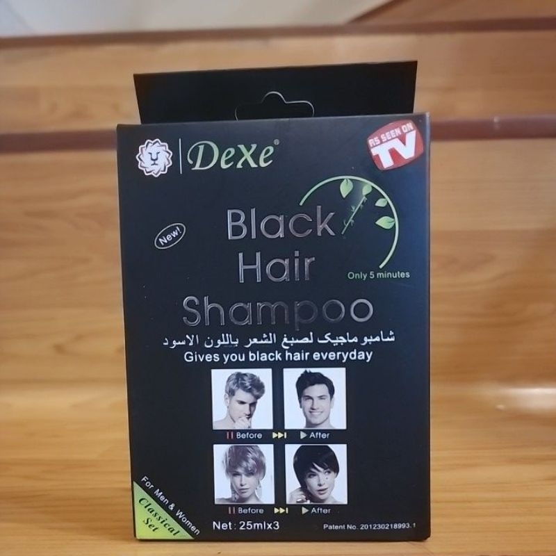 Black hair shampoo