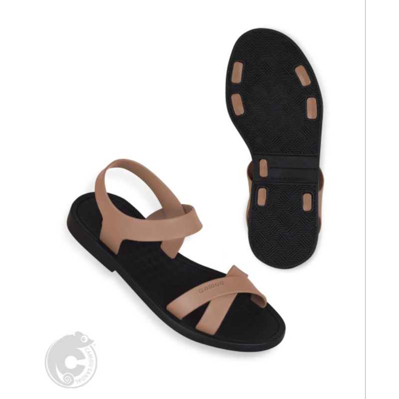 Vara Cashew Sandal Wanita Dari bahan perpaduan karet dan plastik