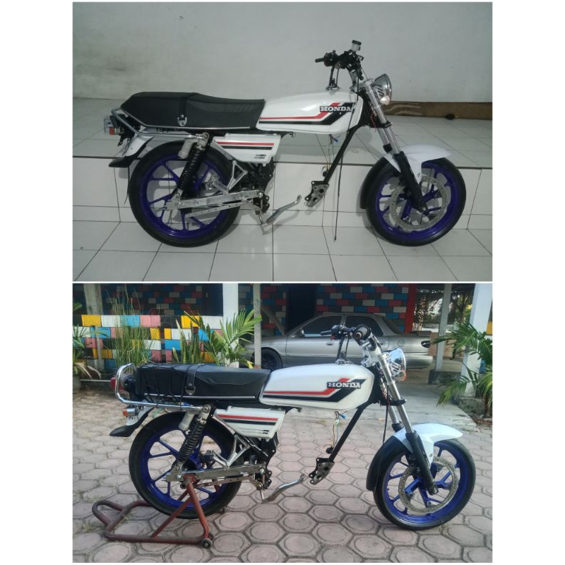 2 body bodi set tinggal naik mesin CB k5 dan GL 100