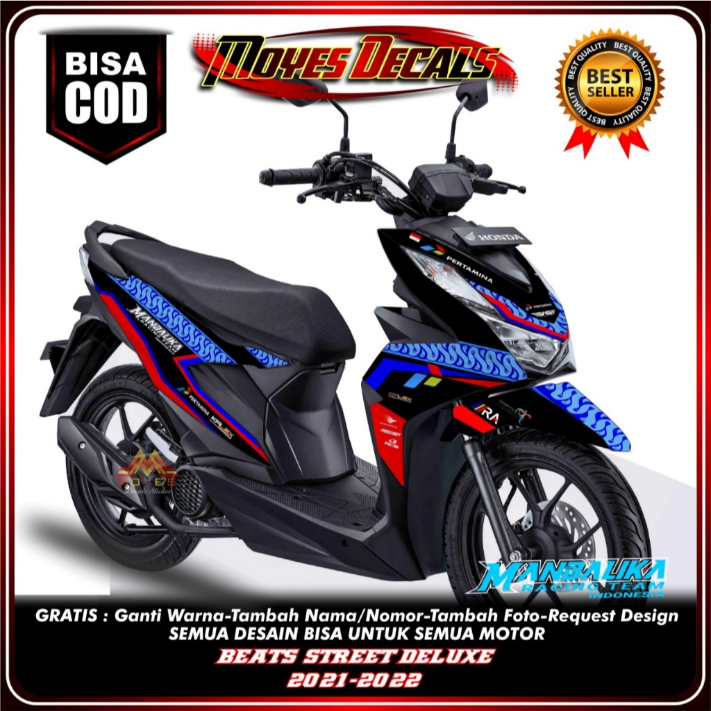 Decal Motor Beat Street - Stiker Motor Beat Street Fullbody Premium - Variasi Motor Beat Street 2021