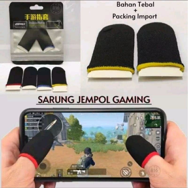 [ ORIGINAL ] Sarung Jempol Gaming Finger Glove Game Touch Screen