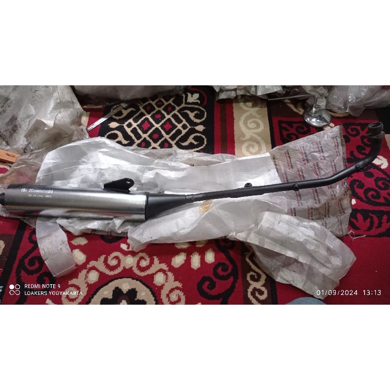 Knalpot kawasaki blitz joy 125 nos original