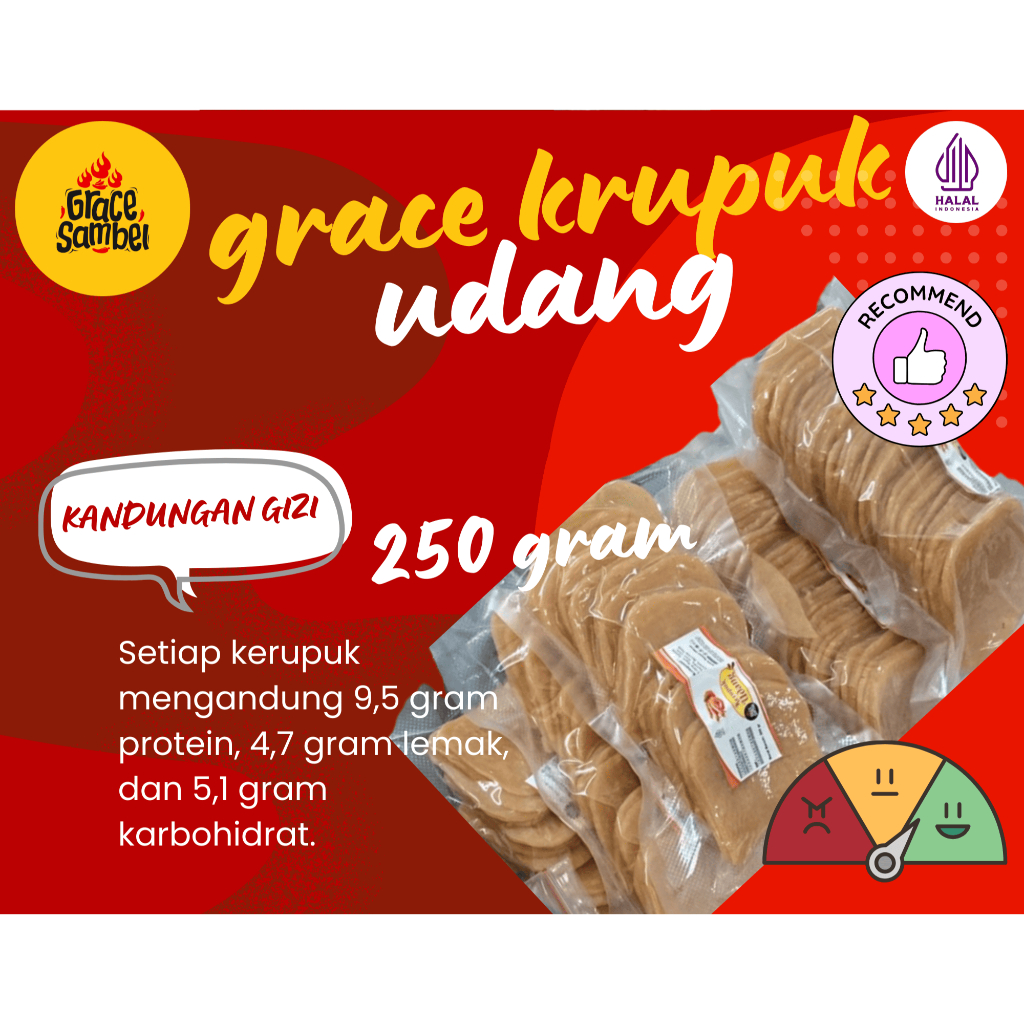 

KRUPUK UDANG GRACE 250GRAM