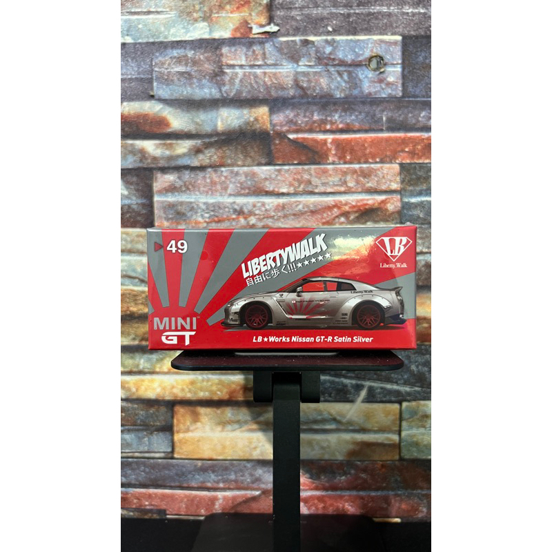 Mini GT 49 LB WORKS Nissan GT-R (R35) Satin Silver