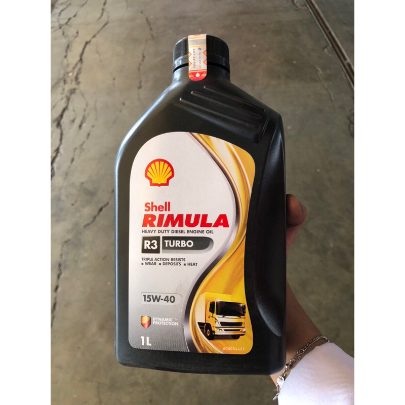 Oli Shell Rimula R3 Turbo Diesel SAE 15w-40 (1L)