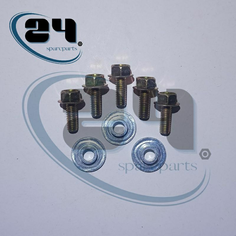 Baut/Baud Spakbor depan Yamaha Mio J