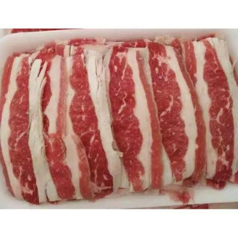 

Beef slice frozen 500gr,Daging iris beku, Halal / (free lada bubuk sachet)