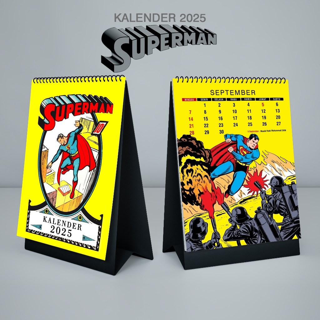 

Kalender Meja 2025 Superman Classic (preorder)