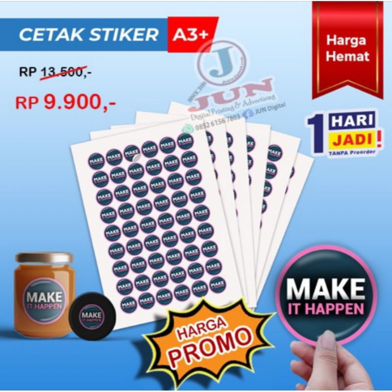 

Stiker Label Glossy Costom