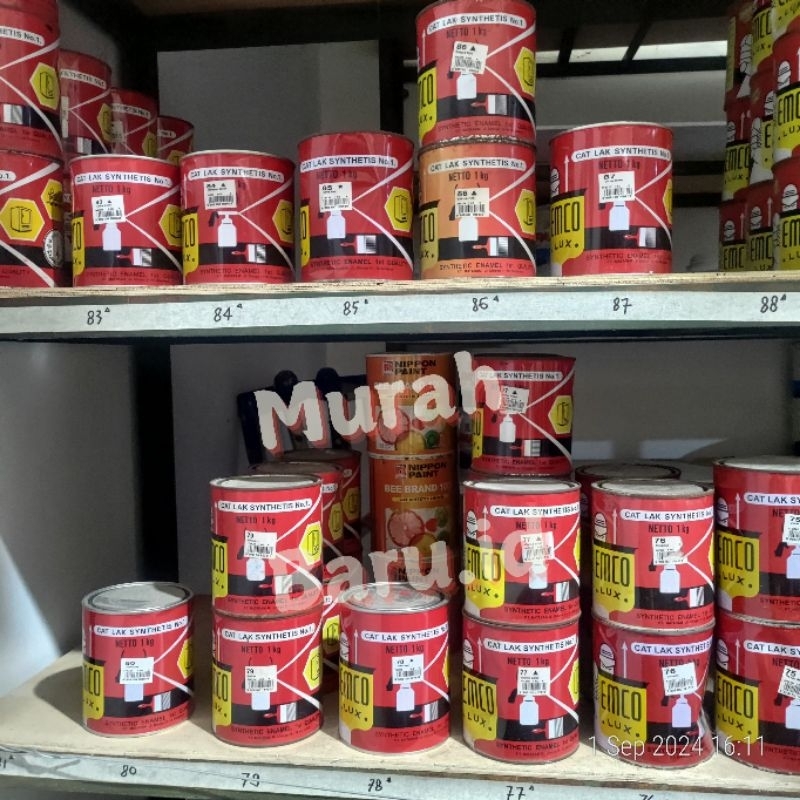 

Cat kayu & besi terbaik EMCO LUX high gloss variant 1Kg